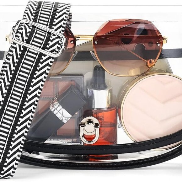 Clear Crossbody Bag Stadium Approved for Women,clear Bags for Stadium Events,cle - Picture 1 of 6